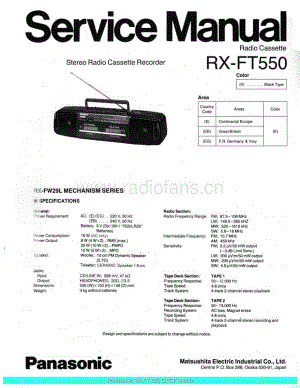 Panasonic_RX-FT550_sch 电路图 维修原理图.pdf