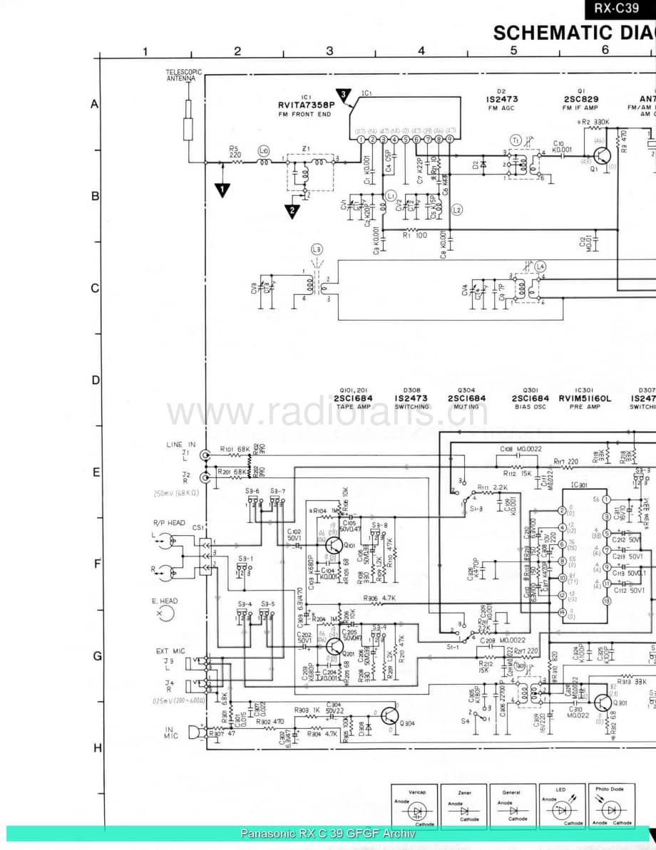 Panasonic_RX-C39_sch 电路图 维修原理图.pdf_第2页