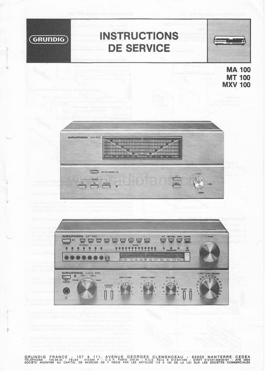 GrundigMV4MXV100ServiceManual2 维修电路图、原理图.pdf_第1页