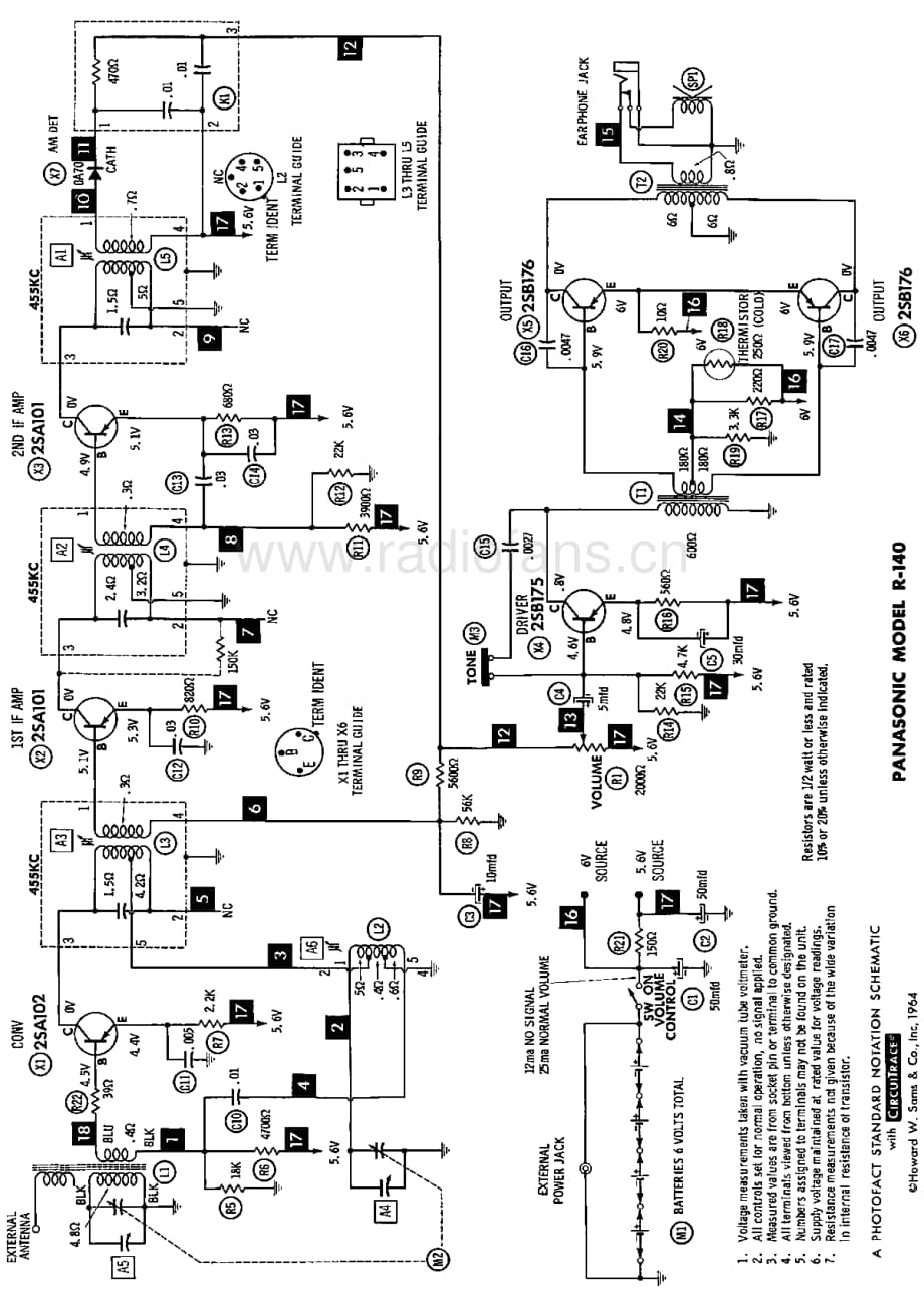 Panasonic_Rx-140 电路图 维修原理图.pdf_第2页