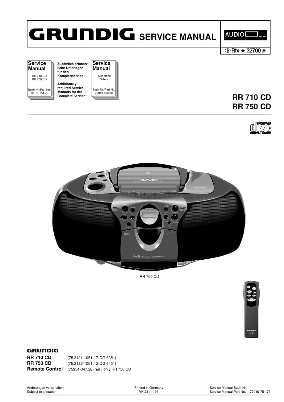 GrundigRR710CD 维修电路图、原理图.pdf_第1页