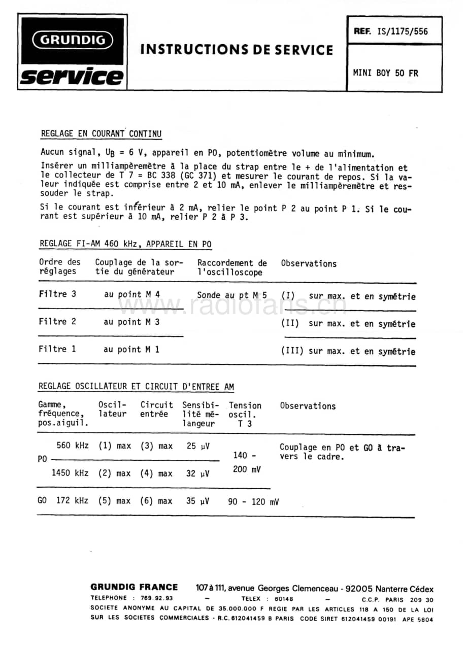 GrundigMiniBoy50FR 维修电路图、原理图.pdf_第1页