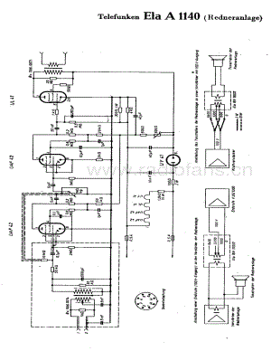 TelefunkenElaA1140维修电路图、原理图.pdf