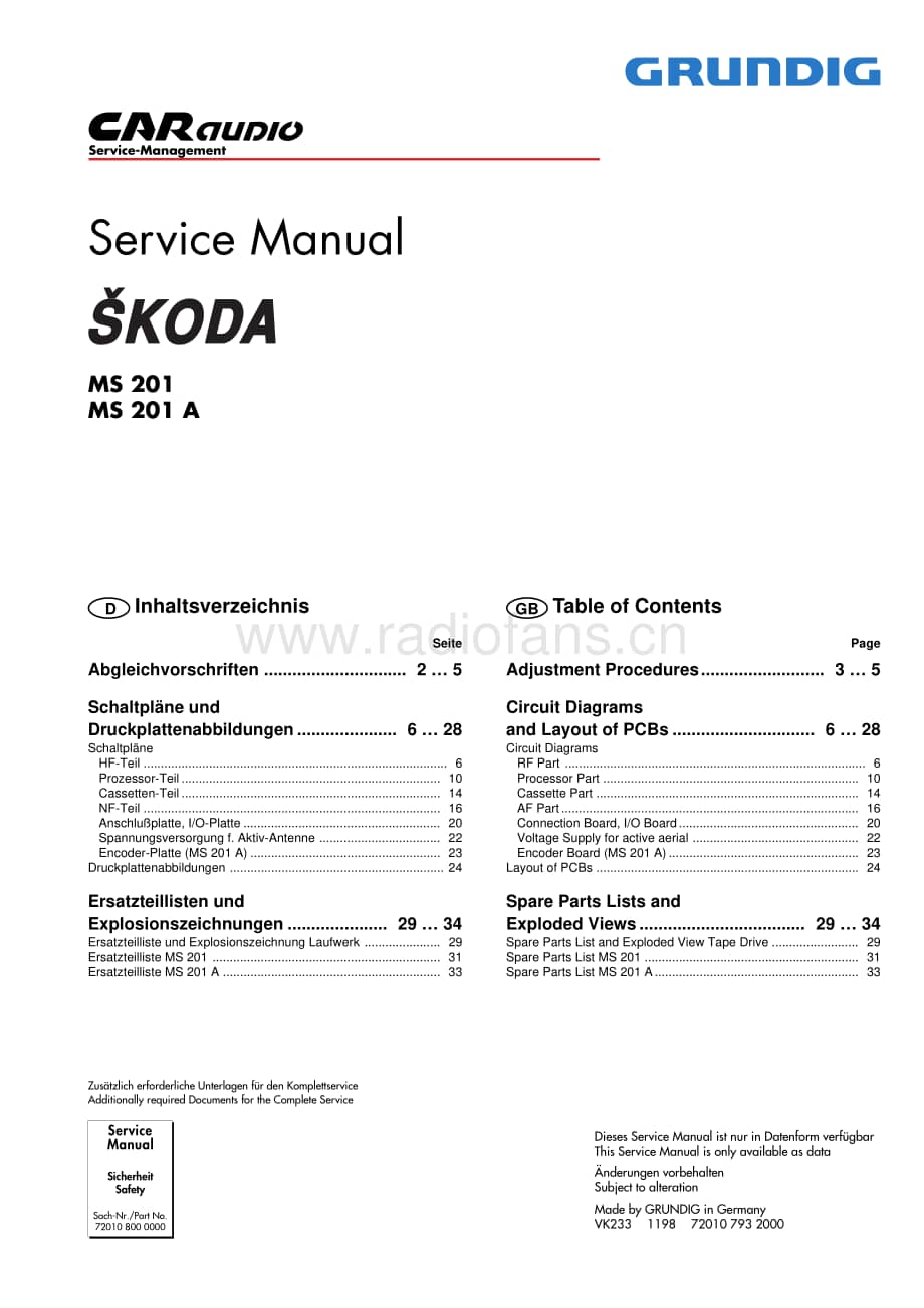 GrundigMS201A 维修电路图、原理图.pdf_第1页