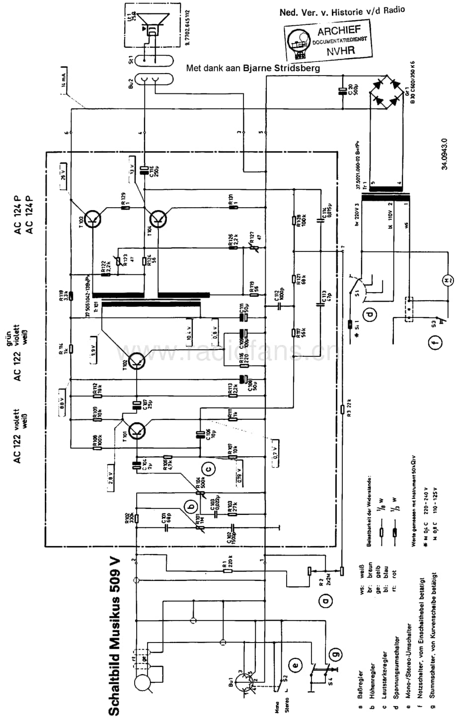 Telefunken_509V 维修电路图 原理图.pdf_第1页