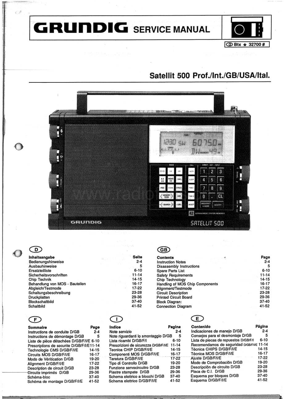 GrundigSatellit500 维修电路图、原理图.pdf_第1页