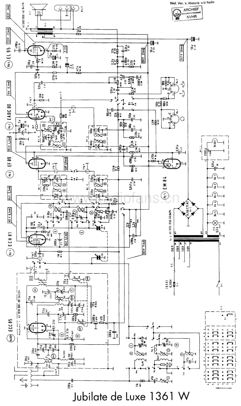 Telefunken_1361 维修电路图 原理图.pdf_第1页