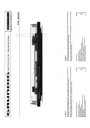 GrundigPS8000 维修电路图、原理图.pdf
