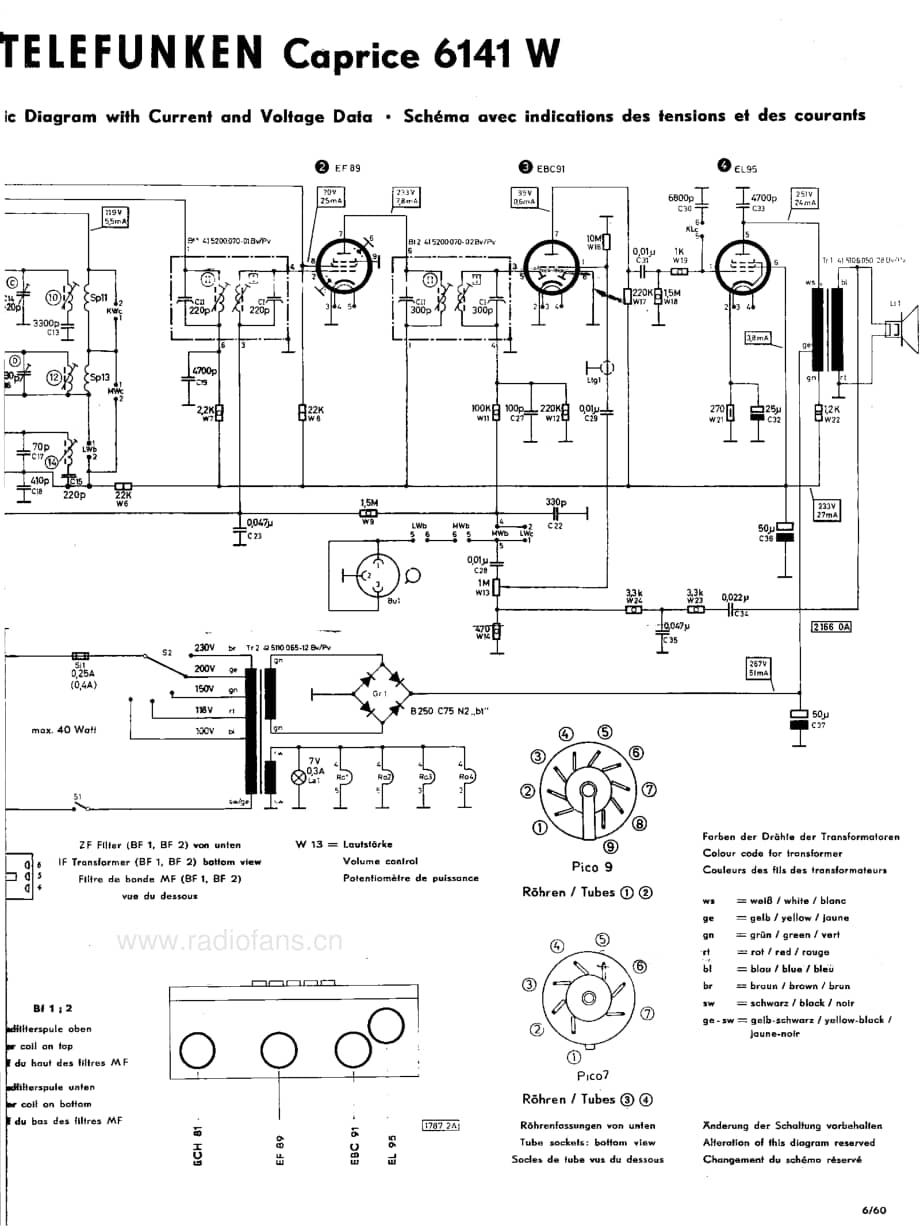 Telefunken_6141W 维修电路图 原理图.pdf_第3页