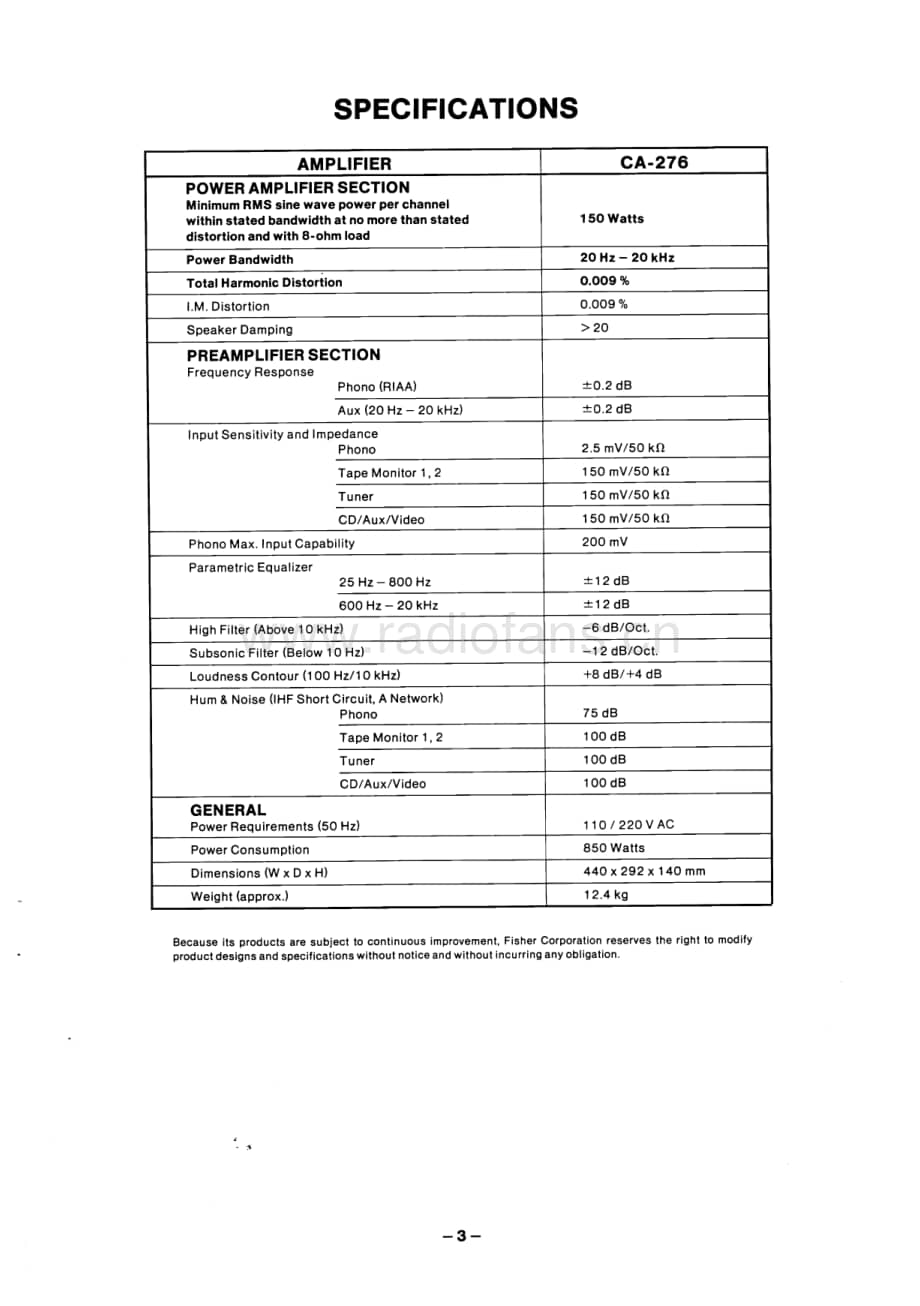 FisherCA276ServiceManual 电路原理图.pdf_第3页