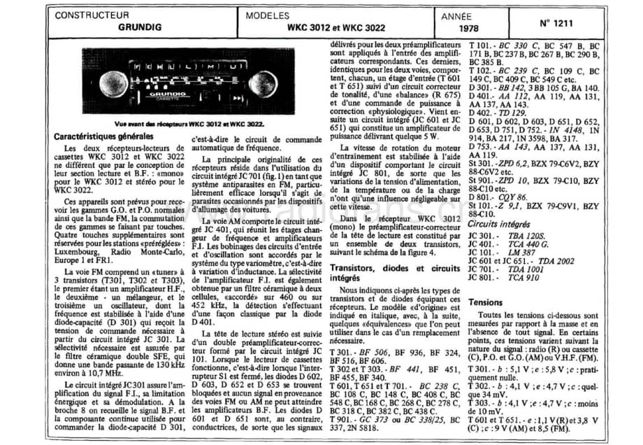 GrundigWKC3012WKC3022ServiceManual(1) 维修电路图、原理图.pdf_第1页