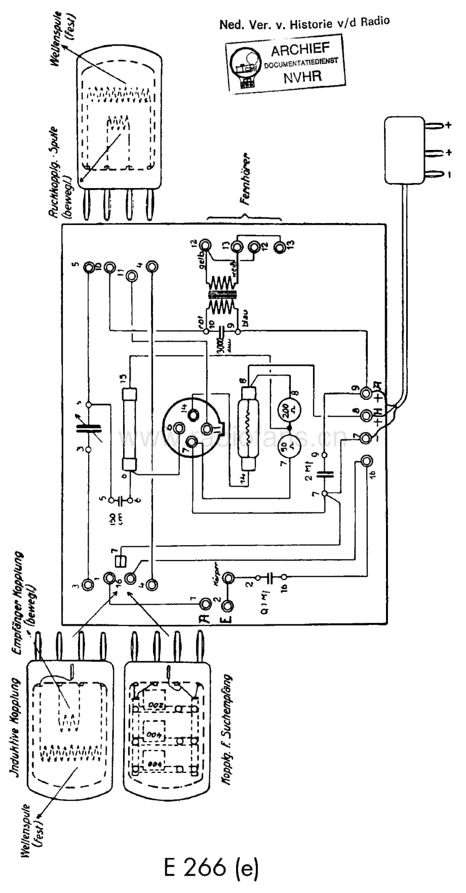 Telefunken_E266 维修电路图 原理图.pdf_第1页