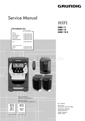 GrundigUMS11UMS12UMS12S 维修电路图、原理图.pdf
