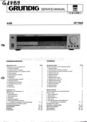 GrundigCF7500 维修电路图、原理图.pdf