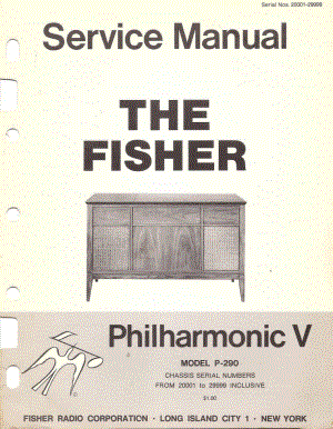 FisherPHILHARMONIC5P290ServiceManual2电路原理图 维修电路图 原理图.pdf