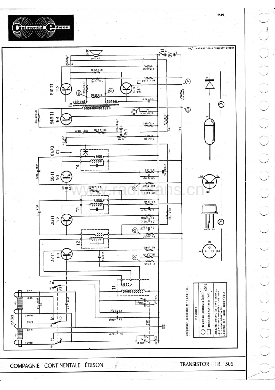 ContinentalEdisonTR306 维修电路图 原理图.pdf_第2页