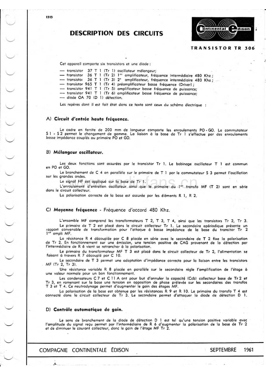 ContinentalEdisonTR306 维修电路图 原理图.pdf_第3页