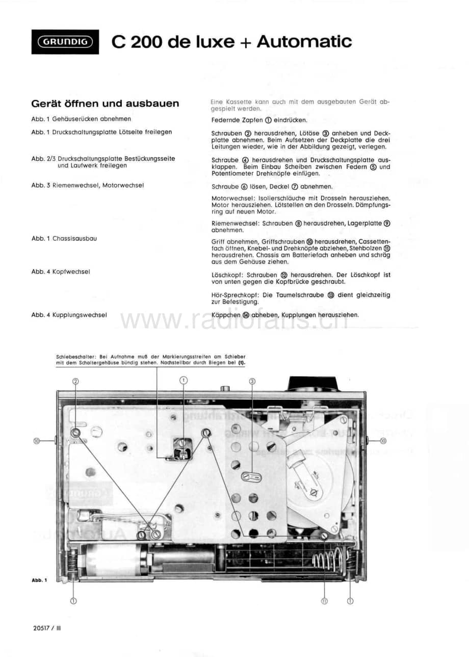 GrundigC200Automatic 维修电路图、原理图.pdf_第1页