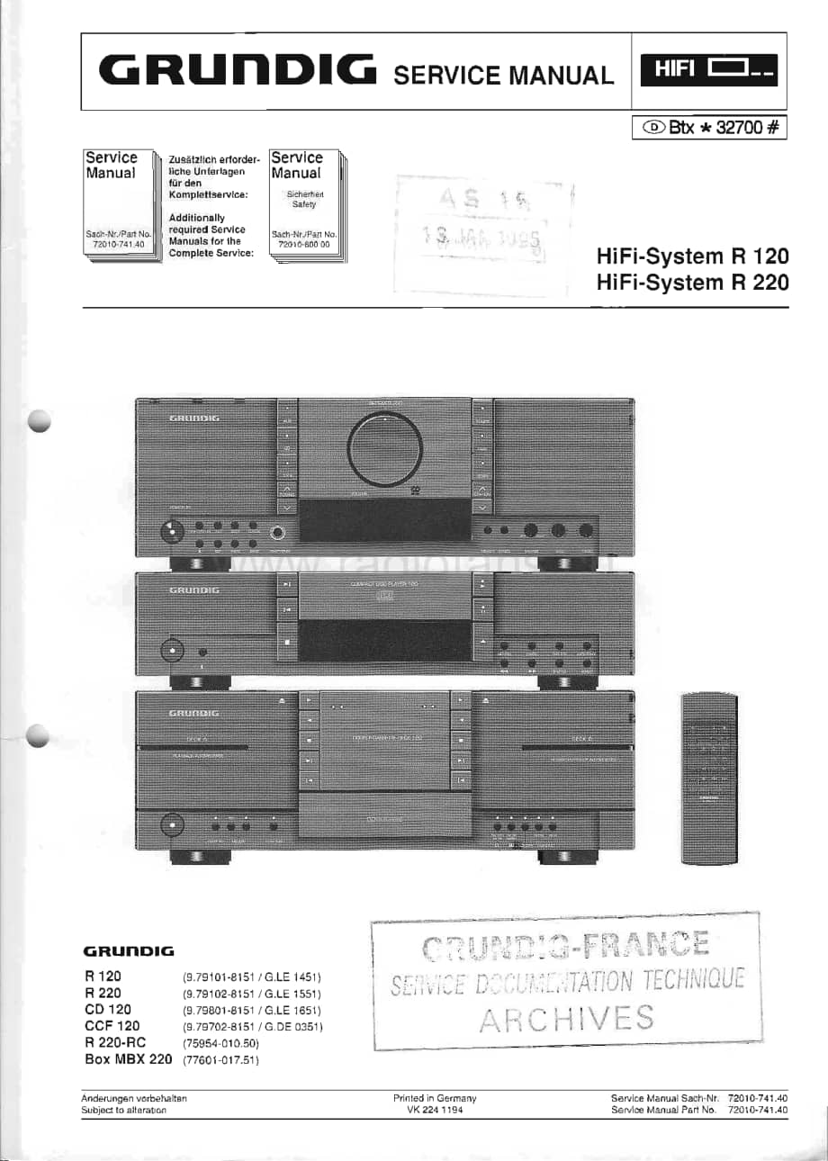 GrundigR220 维修电路图、原理图.pdf_第1页