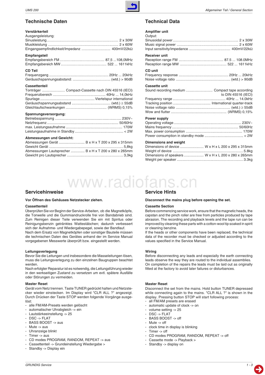 GrundigUMS200 维修电路图、原理图.pdf_第3页