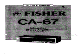 FisherCA67ServiceManual 电路原理图.pdf