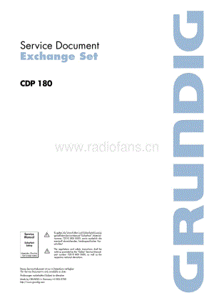 GrundigCDP180 维修电路图、原理图.pdf