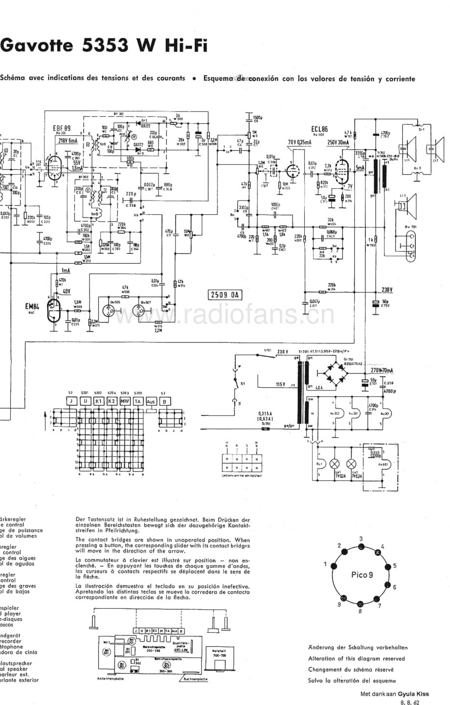 TelefunkenGavotte5353维修电路图、原理图.pdf_第2页