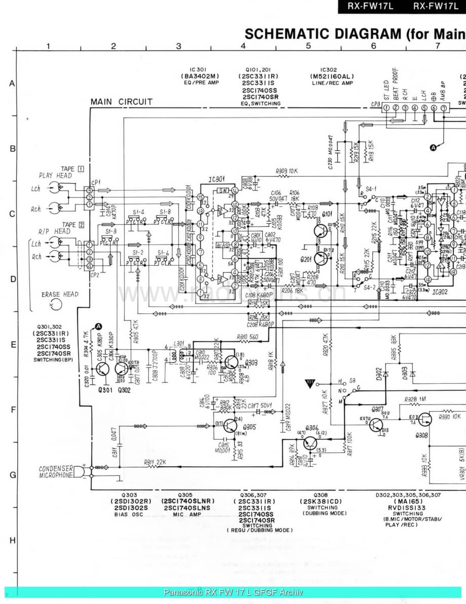 Panasonic_RX-FW17L_sch 电路图 维修原理图.pdf_第2页