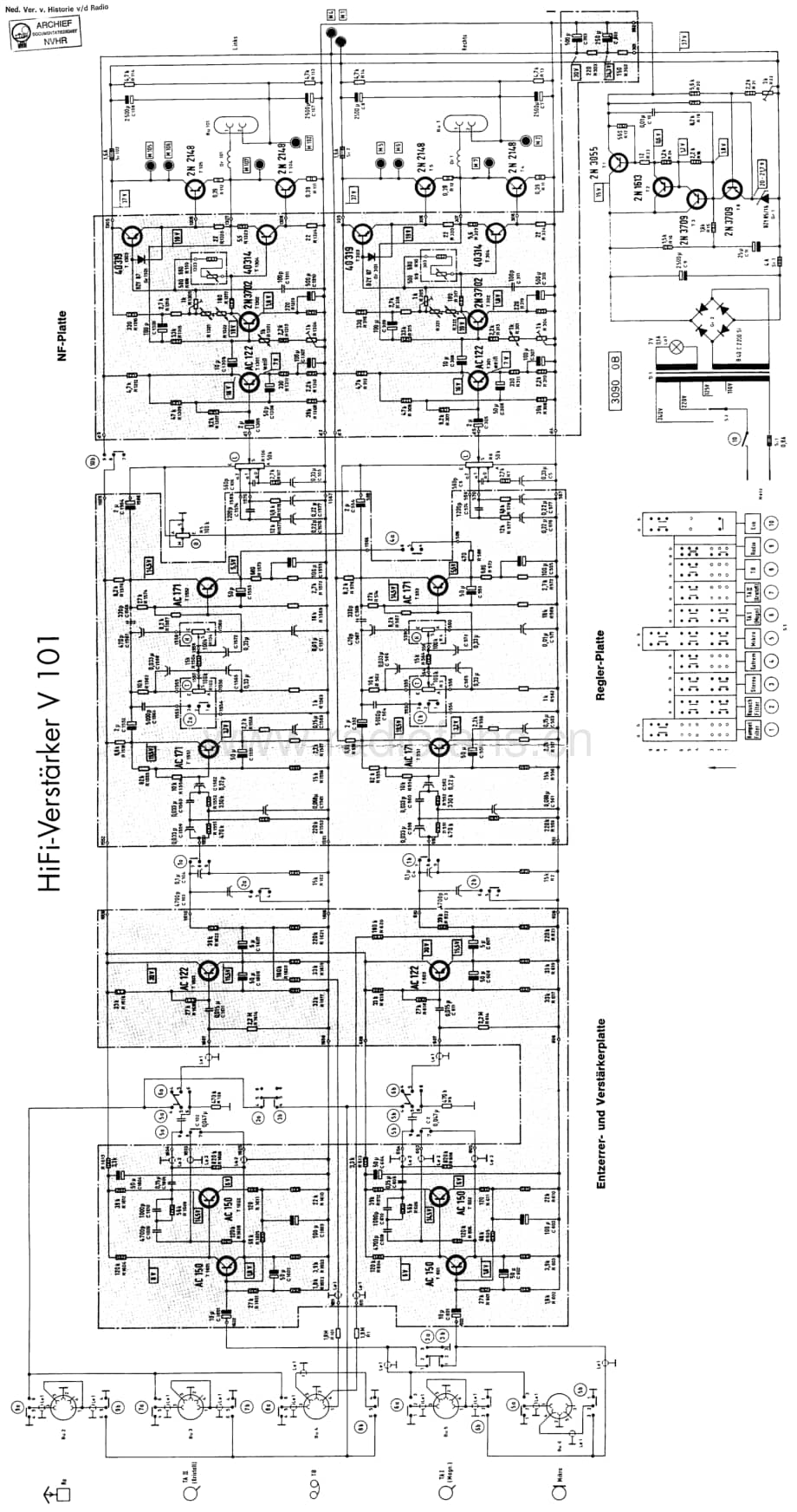 Telefunken_V101 维修电路图 原理图.pdf_第1页