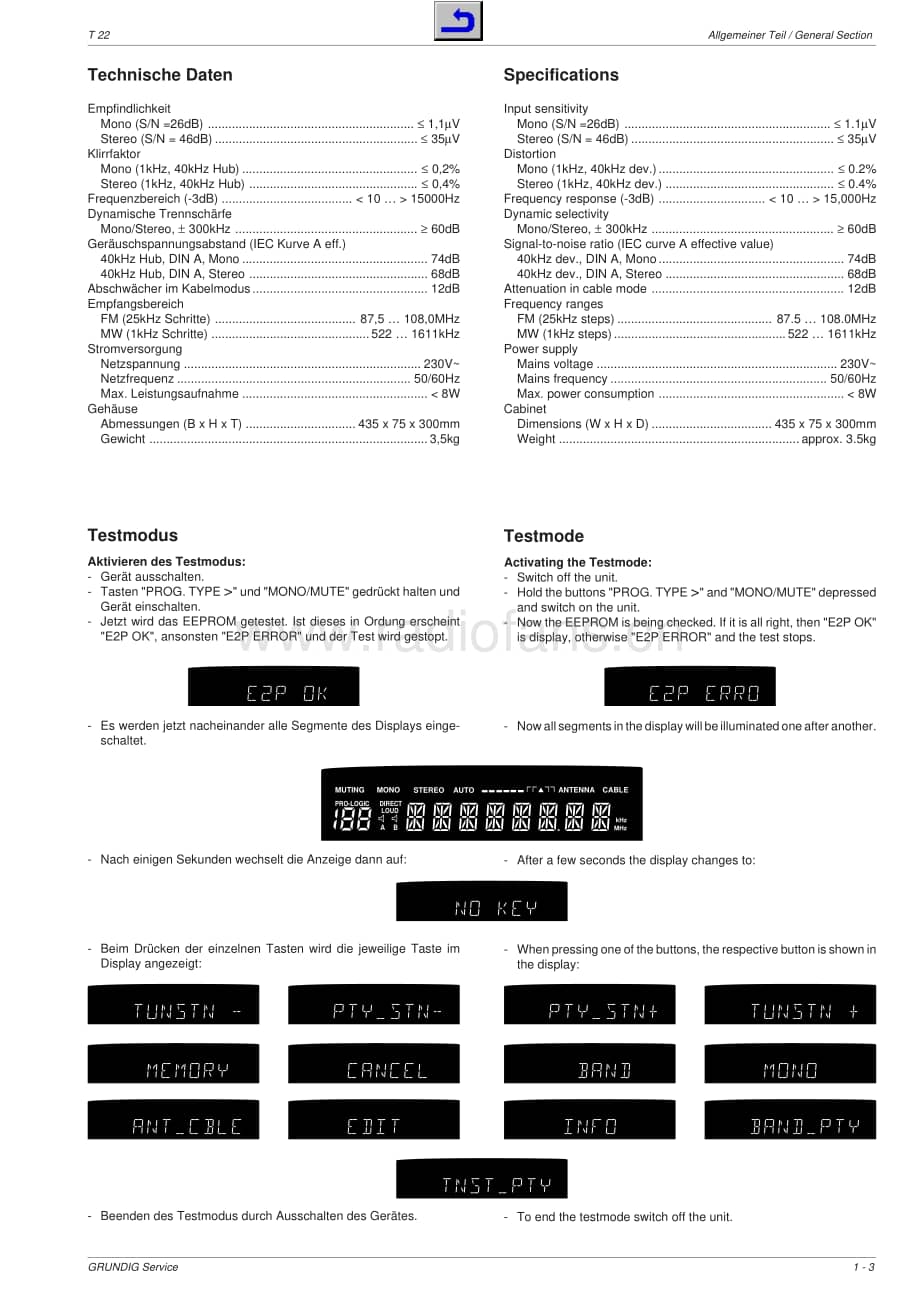 GrundigT22 维修电路图、原理图.pdf_第3页