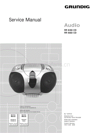 GrundigRR630CD 维修电路图、原理图.pdf