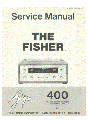 Fisher400ServiceManual480012电路原理图 维修电路图 原理图.pdf