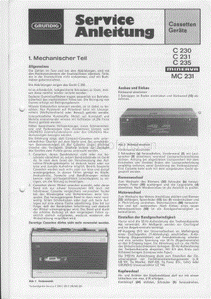 GrundigMC231 维修电路图、原理图.pdf