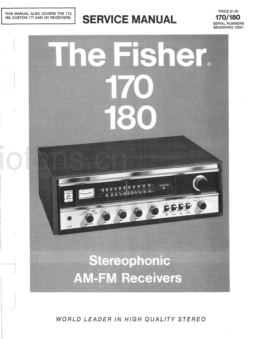 Fisher170ServiceManual 电路原理图.pdf_第1页