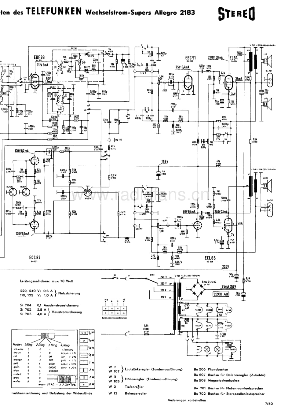 Telefunken_2183 维修电路图 原理图.pdf_第2页