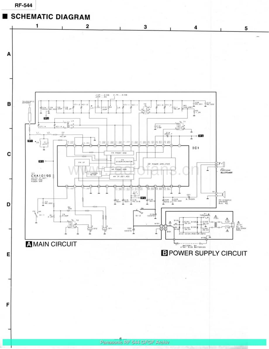 Panasonic_RF-544_sch 电路图 维修原理图.pdf_第2页