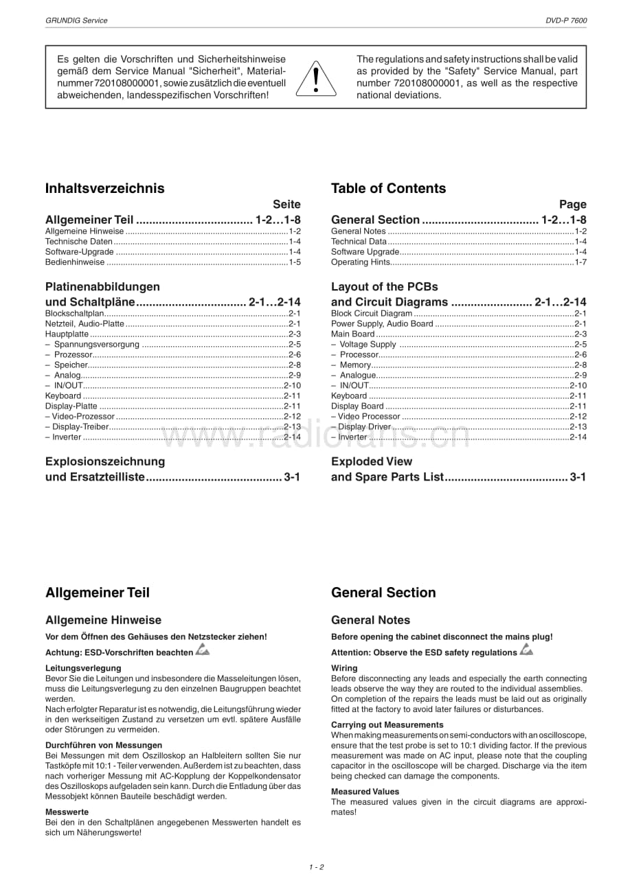 GrundigDVDP7600 维修电路图、原理图.pdf_第2页