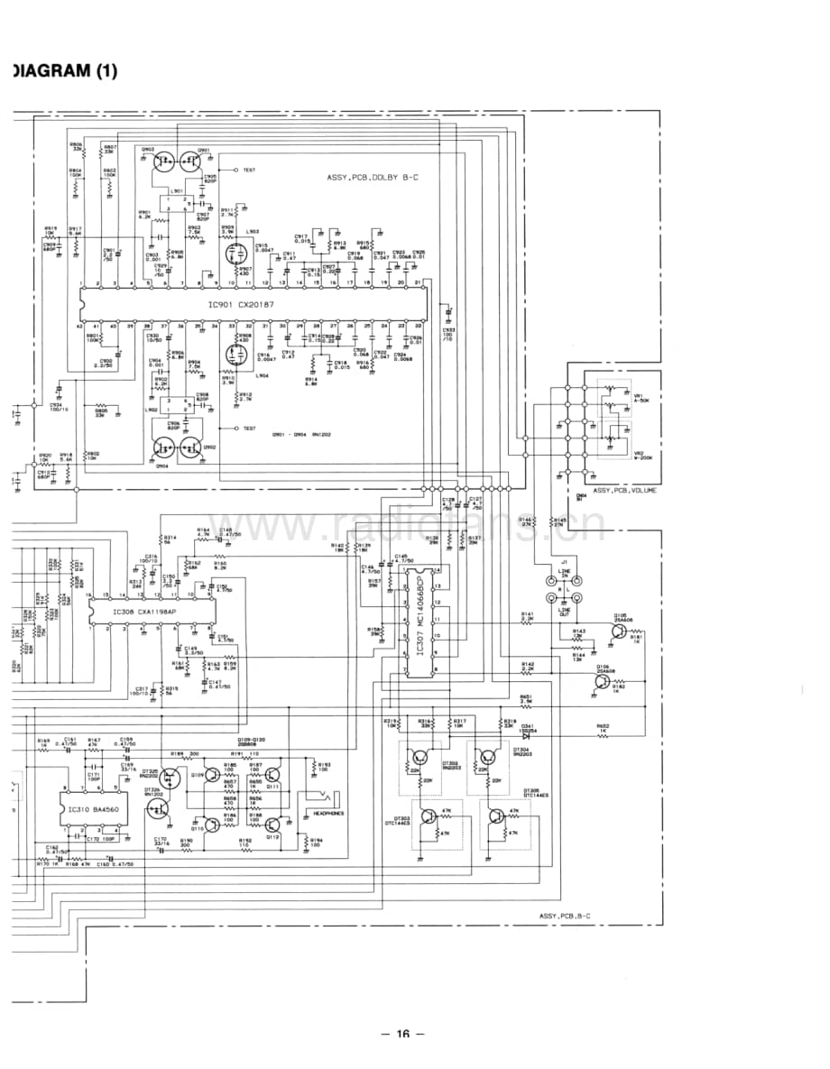 FisherCRW9060Schematic电路原理图 维修电路图 原理图.pdf_第3页