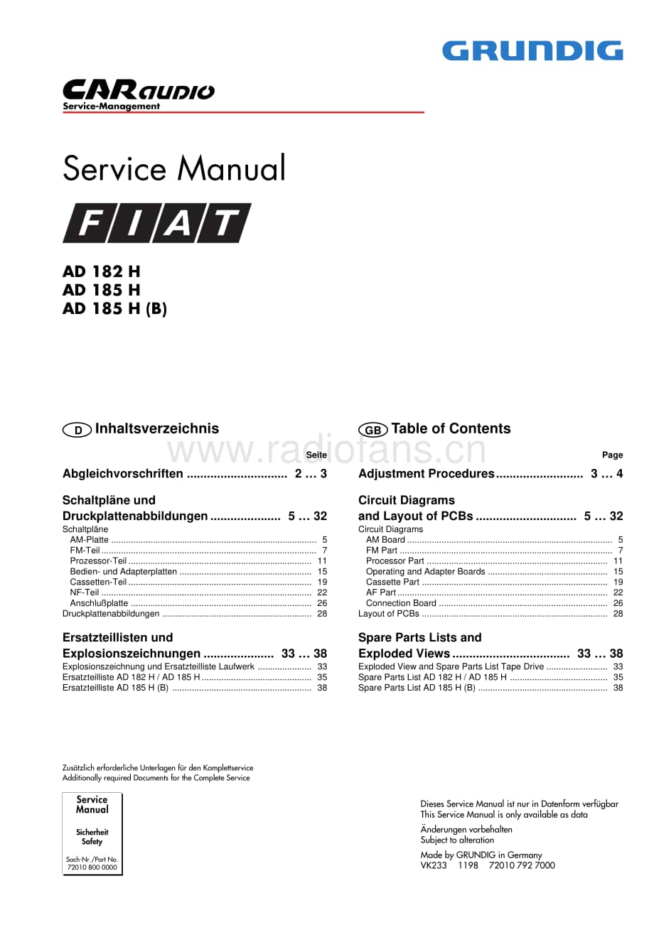GrundigAD185H 维修电路图、原理图.pdf_第1页