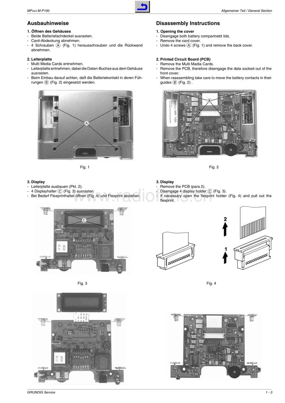 GrundigMP100 维修电路图、原理图.pdf_第3页