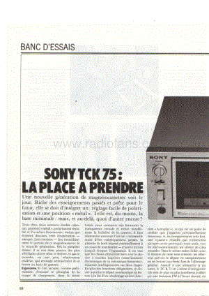 Sony-TC-K75-Test 电路图 维修原理图.pdf