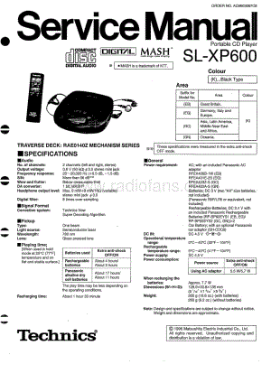technics_portable_sl-xp-600 电路图 维修原理图.pdf