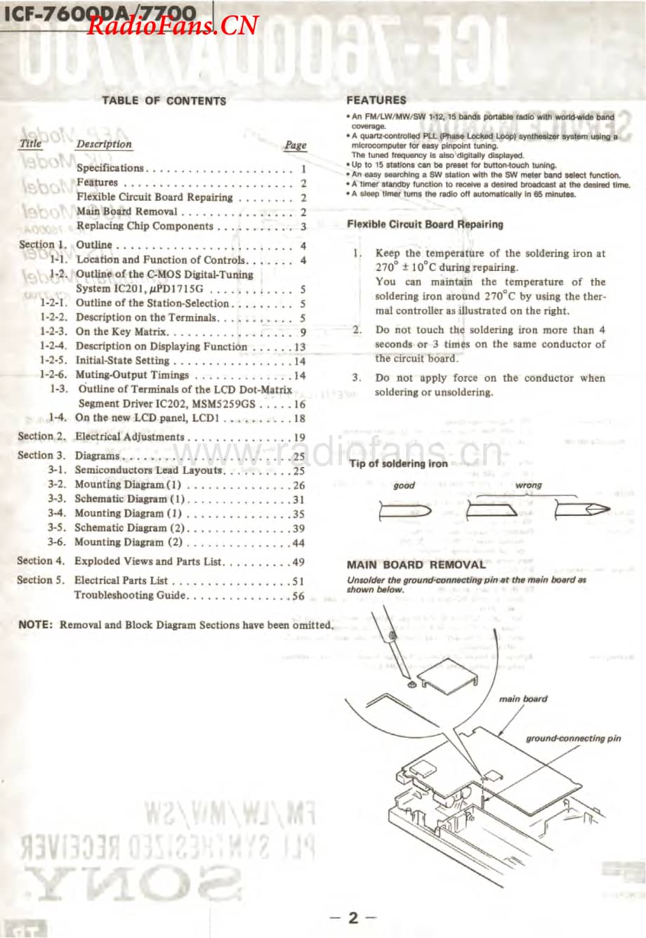 sony_icf-7600da_7700_service 电路图 维修原理图.pdf_第2页