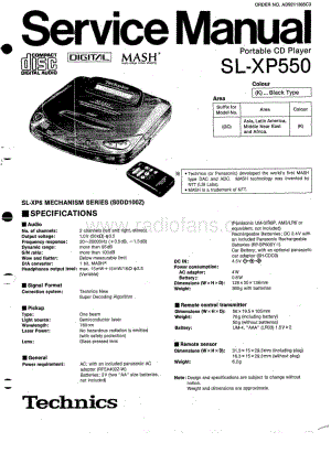 technics_sl-xp-550 电路图 维修原理图.pdf