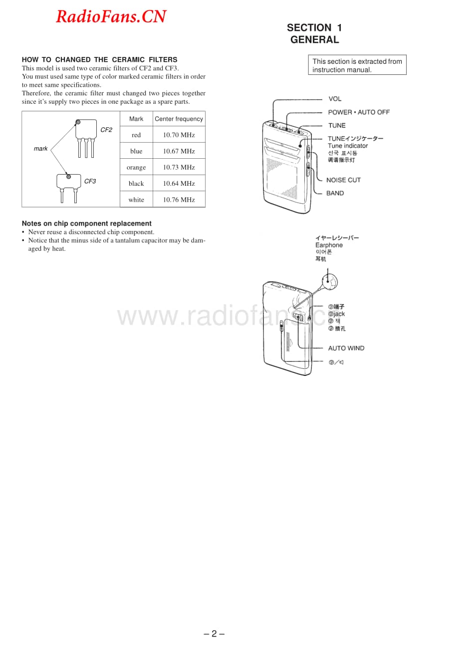 sony_icf-r40_service_manual 电路图 维修原理图.pdf_第2页