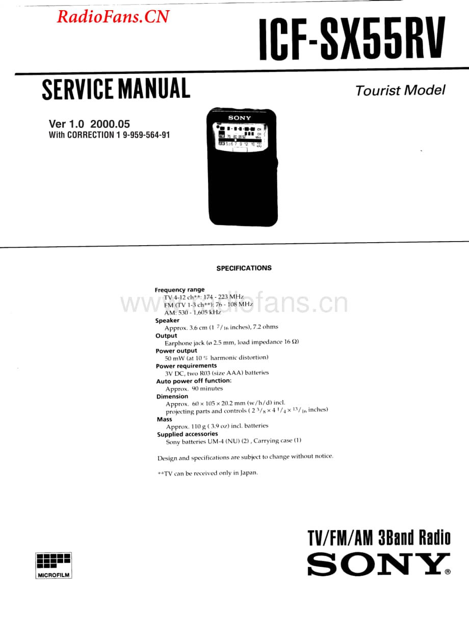 sony_icf-sx55rv 电路图 维修原理图.pdf_第1页