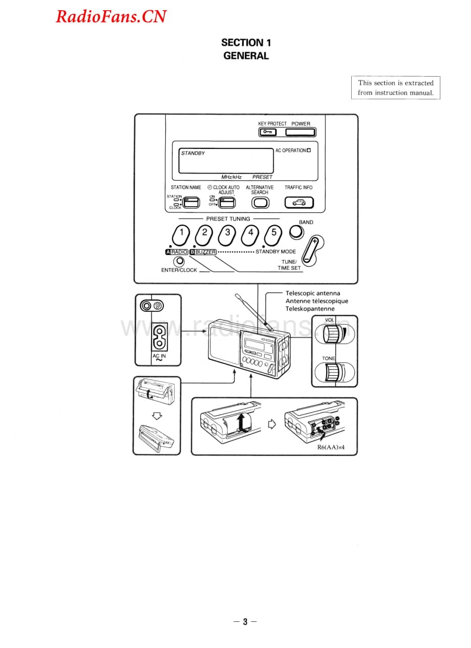 SONYicf-m50rds 电路图 维修原理图.pdf_第3页