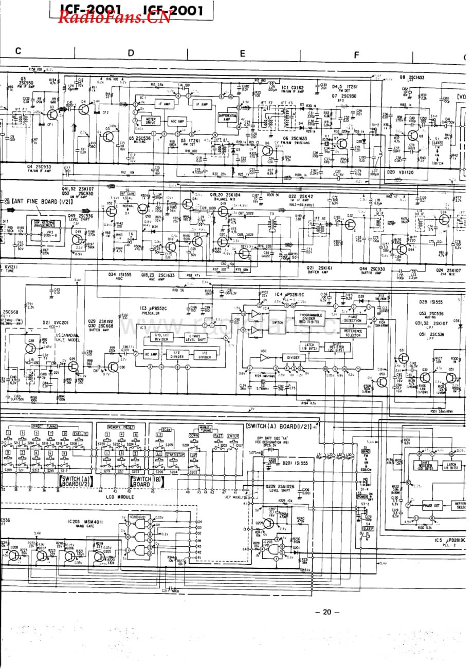 sony_icf-2001 电路图 维修原理图.pdf_第3页