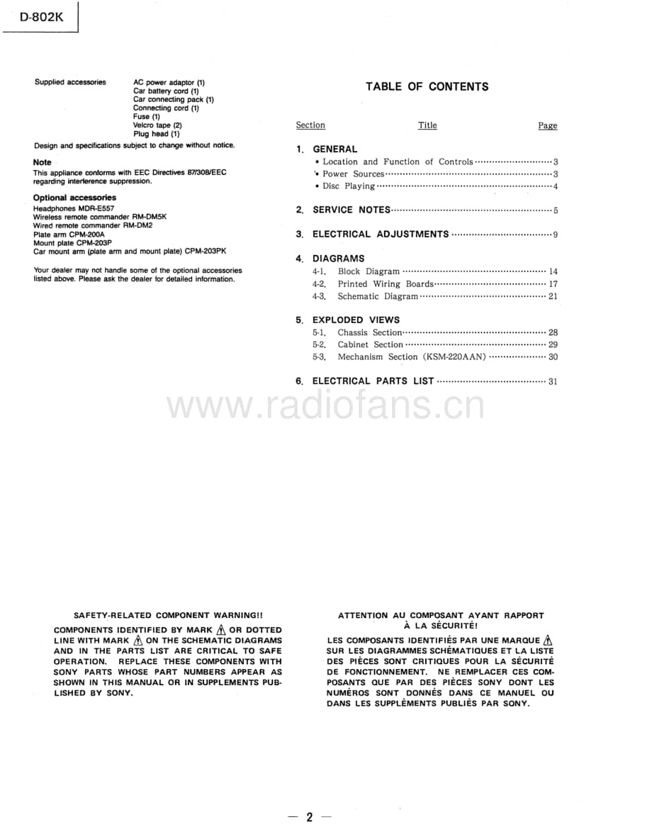 sony_D-802K 电路图 维修原理图.pdf_第2页