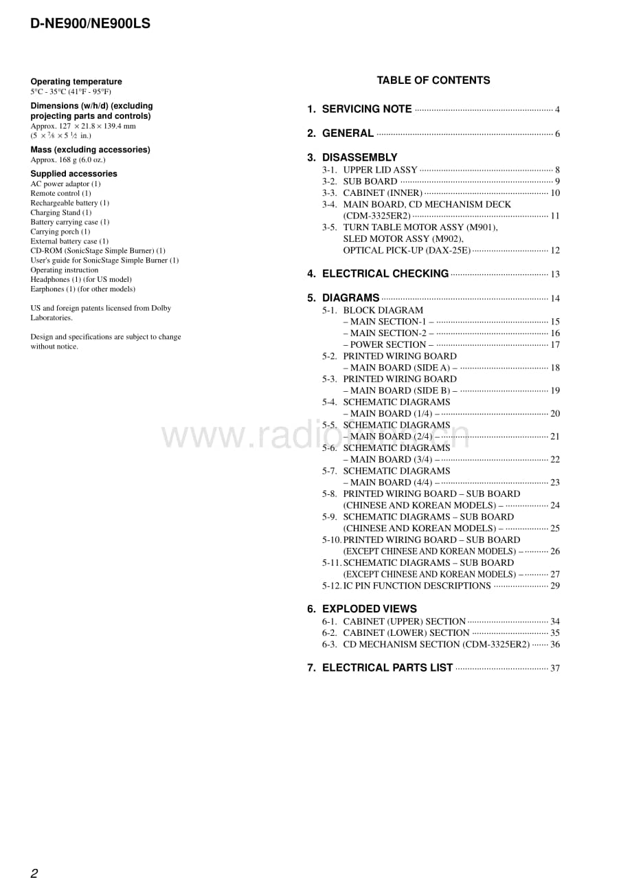 sony_d-ne900_ls_ver1.3 电路图 维修原理图.pdf_第2页